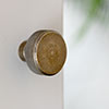 Large Richford Cabinet Knob in Antiqued Brass