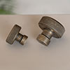 Large Richford Cabinet Knob in Antiqued Brass