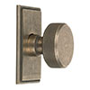 Large Hartford Cabinet Knob in Antiqued Brass