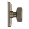 Large Hartford Cabinet Knob in Antiqued Brass