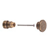 Morland Wall Hook in Antiqued Brass