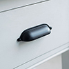 Larder Drawer Pull in Matt Black