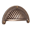 Cook's Drawer Pull in Antiqued Brass