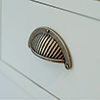 Cook's Drawer Pull in Antiqued Brass