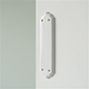 Porcelain Finger Plate in White