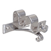 12/12mm Double Pole Centre Bracket in Mercury