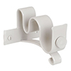 25/12mm Double Pole Centre Bracket in Clay