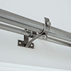 38/20mm Double Pole Centre Bracket in Polished