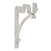 20/12mm Double Pole Standard Bracket in Clay