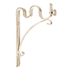 20/12mm Double Pole Standard Bracket in Old Ivory