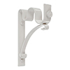 25/12mm Double Pole Standard Bracket in Clay