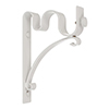 25/12mm Double Pole Standard Bracket in Clay