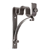 25/12mm Double Pole Standard Bracket in Polished