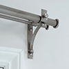 25/12mm Double Pole Standard Bracket in Polished