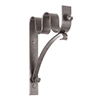 38/20mm Double Pole Standard Bracket in Polished