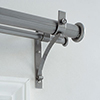 38/20mm Double Pole Standard Bracket in Polished