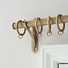 25mm Brett Standard Bracket in Antiqued Brass