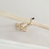 20mm Brett Centre Bracket in Old Ivory