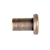 19mm Brass Button Finial in Antiqued Brass