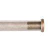 19mm Brass Button Finial in Antiqued Brass