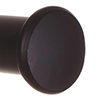 25mm Button Finial in Matt Black