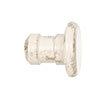 25mm Button Finial in Old Ivory