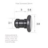 25mm Button Finial in Polished