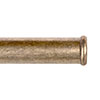 25mm Brass Button Finial in Antiqued Brass