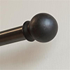 25mm Cannonball Finial in Beeswax
