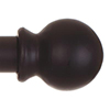 25mm Cannonball Finial in Matt Black