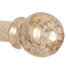 25mm Cannonball Finial in Old Ivory