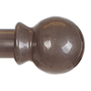 25mm Cannonball Finial in Polished
