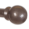25mm Cannonball Finial in Polished