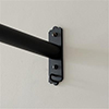 25mm Brett Recess Bracket in Matt Black