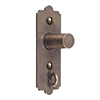 19mm Brass Recess Bracket in Antiqued Brass