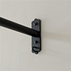 20mm Brett Recess Bracket in Matt Black