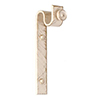 12mm Chapel Standard Bracket in Old Ivory