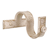 38mm Chapel Centre Bracket in Old Ivory