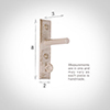 12mm Chapel Recess Bracket in Old Ivory