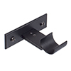 25mm Chapel Passing Bracket, Matt Black