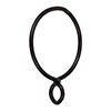 25/38mm Classic Twist Ring in Matt Black