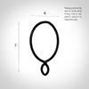 25/38mm Classic Twist Ring in Matt Black