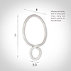12/20mm Classic Twist Rings in Clay