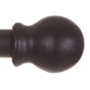 20mm Cannonball Finial in Matt Black