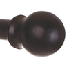 20mm Cannonball Finial in Matt Black