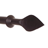 20mm Spear Finial in Matt Black