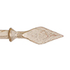 20mm Spear Finial in Old Ivory