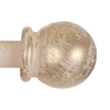 12mm Cannonball Finial in Old Ivory