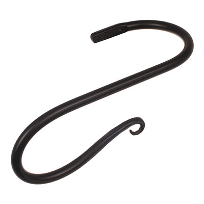 Large Shepherd's Crook Holdback (Left Side) in Matt Black