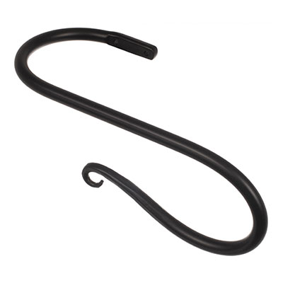 Large Shepherd's Crook Holdback (Right Side) in Matt Black